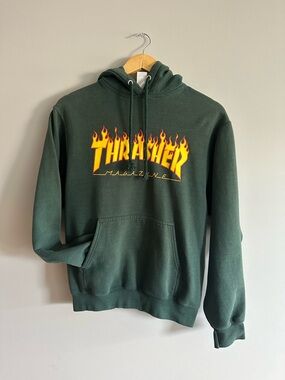 Thrasher Hoodie – Dark Green | Size S